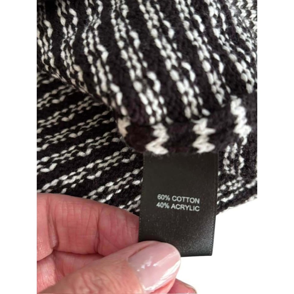 Nicole Miller 2 piece sweater and dress Black‎ White. Jewels. Bows. Stretch. LGE - Picture 4 of 16